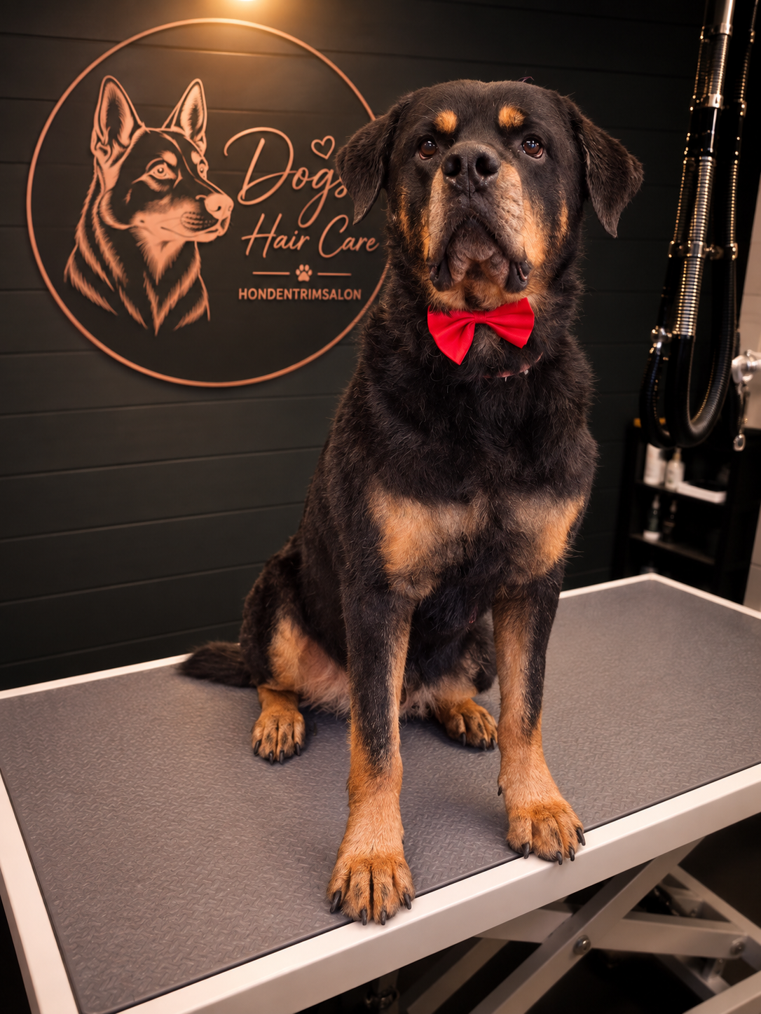 Getrimde hond bij Dog's Hair Care in Kerkrade