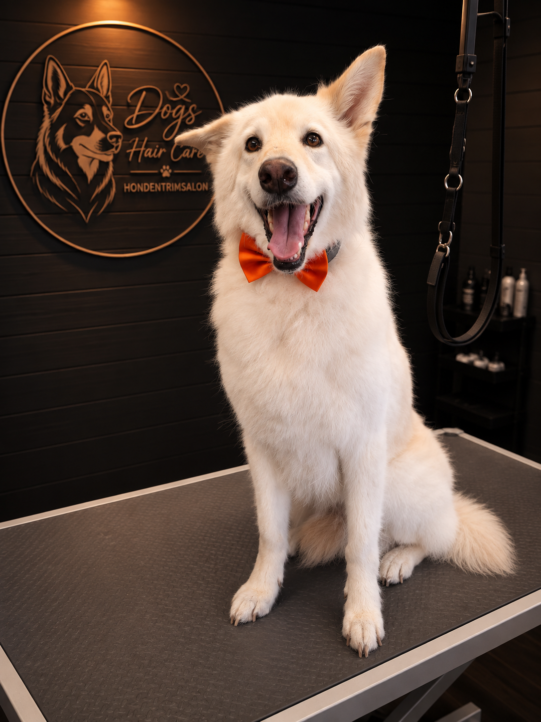 Getrimde hond bij Dog's Hair Care in Kerkrade